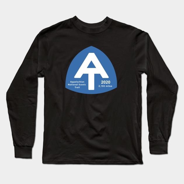 Appalachian Trail 2020 Hang Tag design Long Sleeve T-Shirt by Deedy Studio